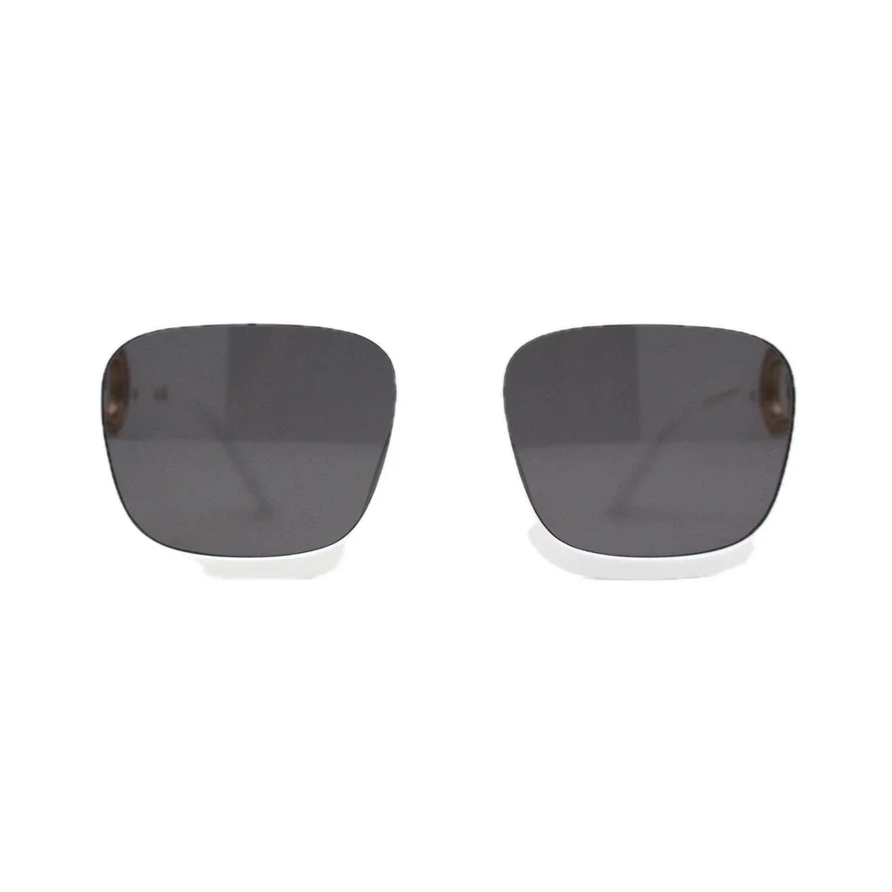 Men's White Sunglasses Aesthetic Dark Tinted Lenses Outfit Beach Wear Gafas 2025